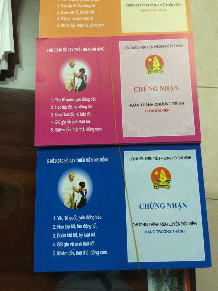 Giấy chưng nhận 